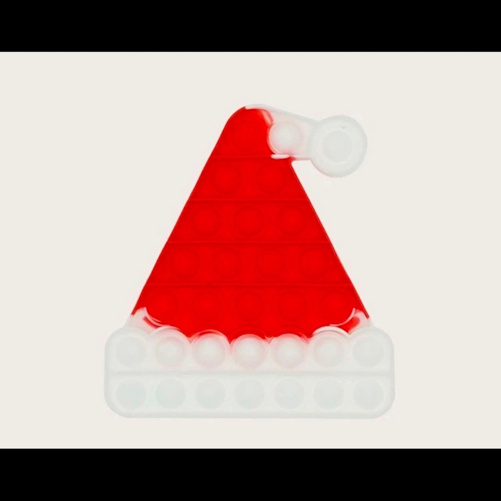Christmas hat pop it great stocking stuffer